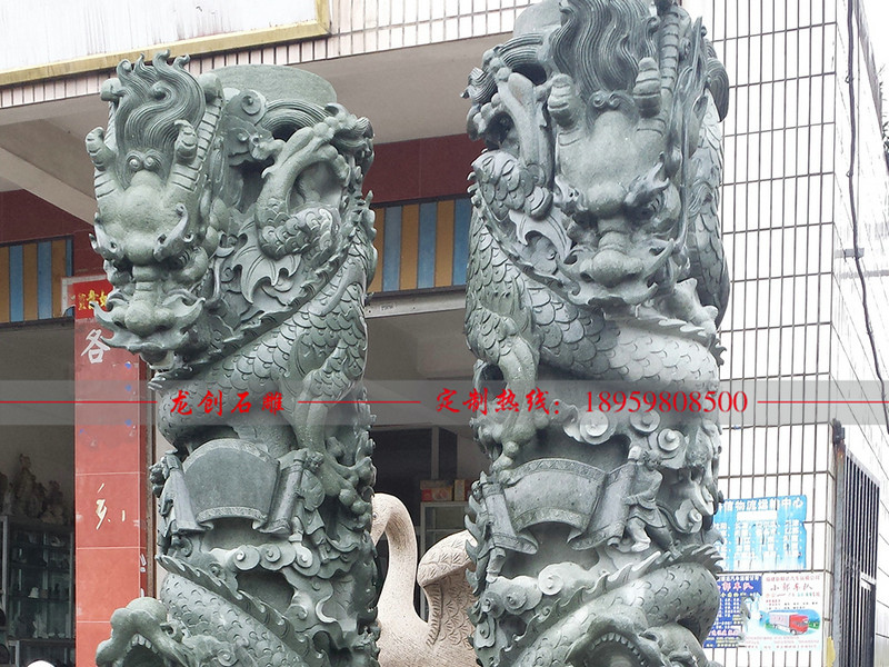 購(gòu)買石雕龍柱,定做石雕龍柱